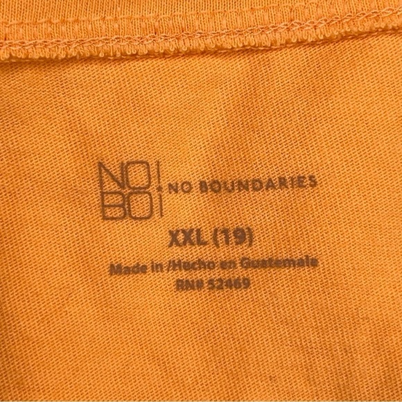 SET OF TWO TEES JUNIORS 19 XXL ORANGE YELLOW VIBRANT CASUAL LIGHTWEIGHT - Picture 16 of 16